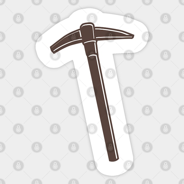 Pickaxe Sticker by ShirtyLife